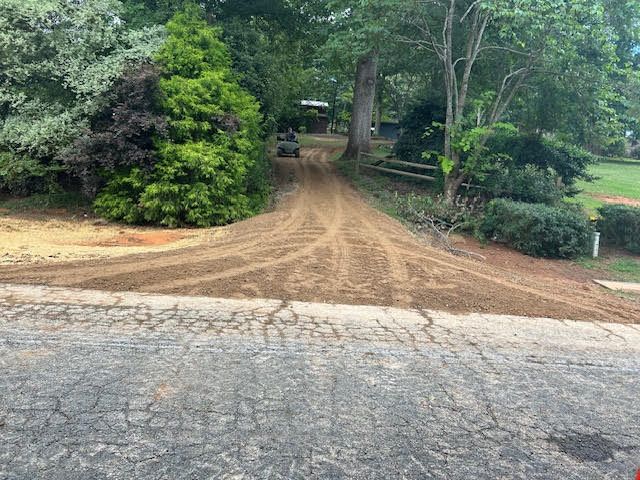 Driveway grading